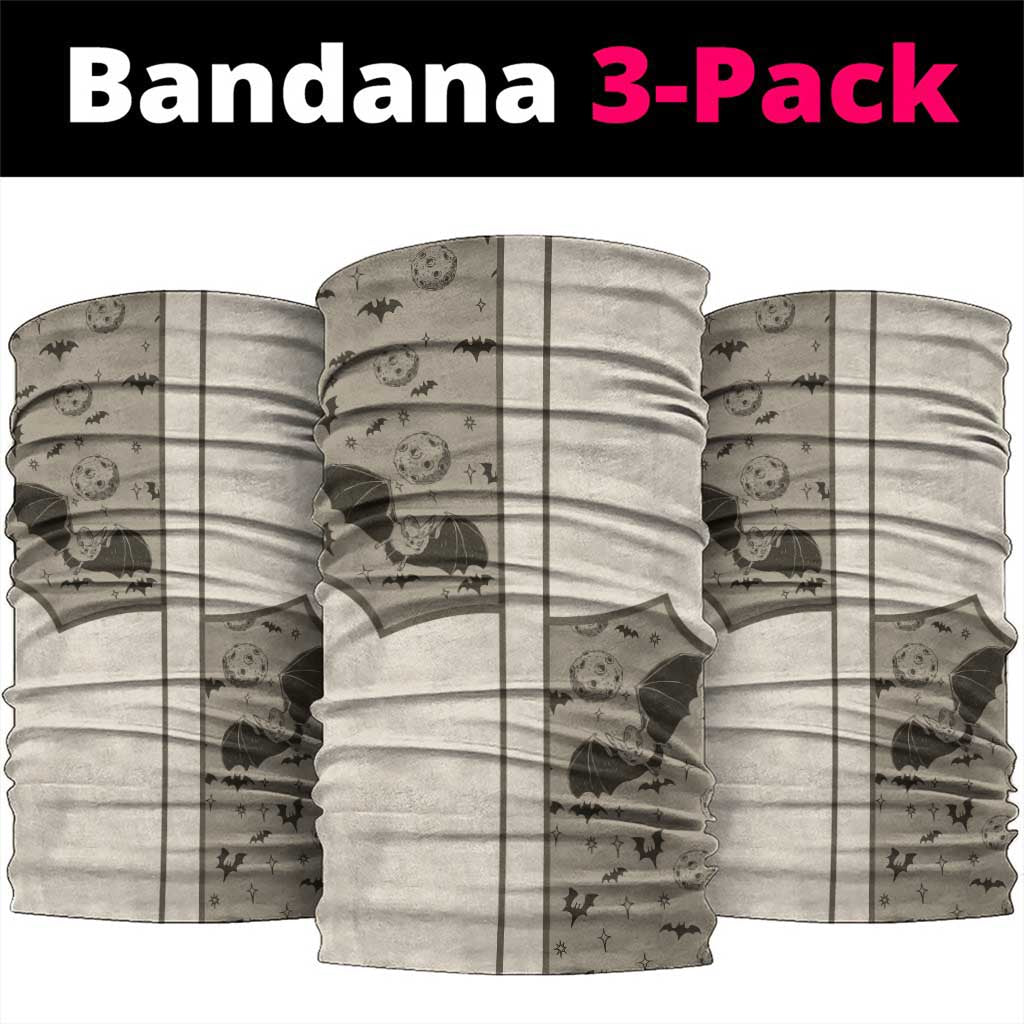 Western Gothic Yoke Neck Gaiter Bat And Stars - Wonder Print Shop