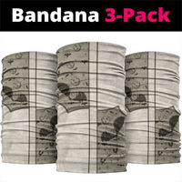 Western Gothic Yoke Neck Gaiter Bat And Stars - Wonder Print Shop