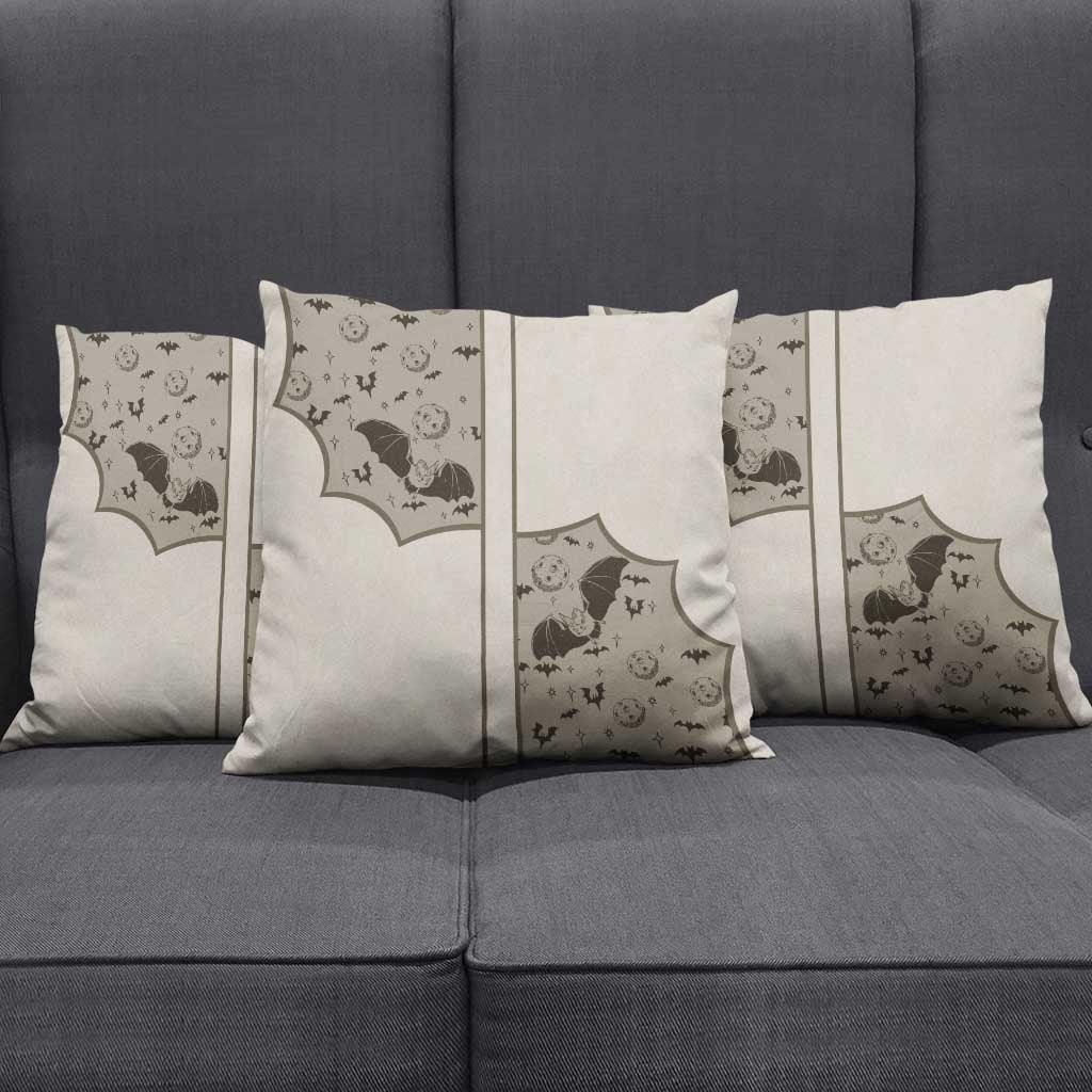 Western Gothic Yoke Pillow Cover Bat And Stars - Wonder Print Shop