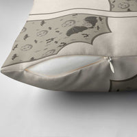 Western Gothic Yoke Pillow Cover Bat And Stars - Wonder Print Shop