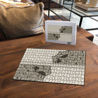 Western Gothic Yoke Puzzle Bat And Stars - Wonder Print Shop