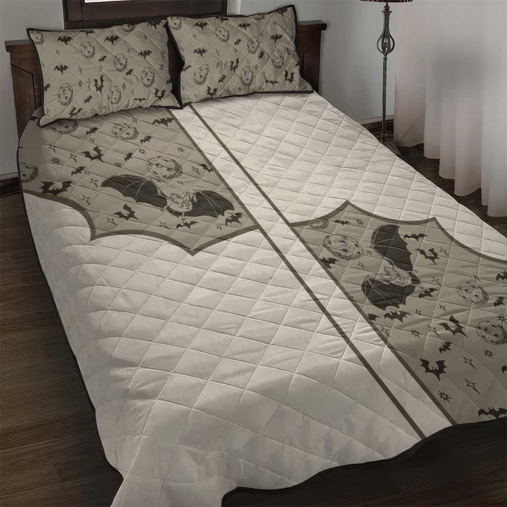 Western Gothic Yoke Quilt Bed Set Bat And Stars - Wonder Print Shop