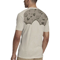 Western Gothic Yoke Rugby Jersey Bat And Stars - Wonder Print Shop