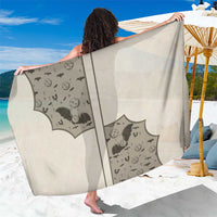 Western Gothic Yoke Sarong Bat And Stars - Wonder Print Shop