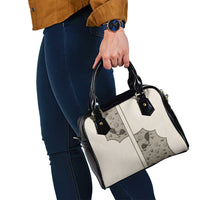 Western Gothic Yoke Shoulder Handbag Bat And Stars - Wonder Print Shop