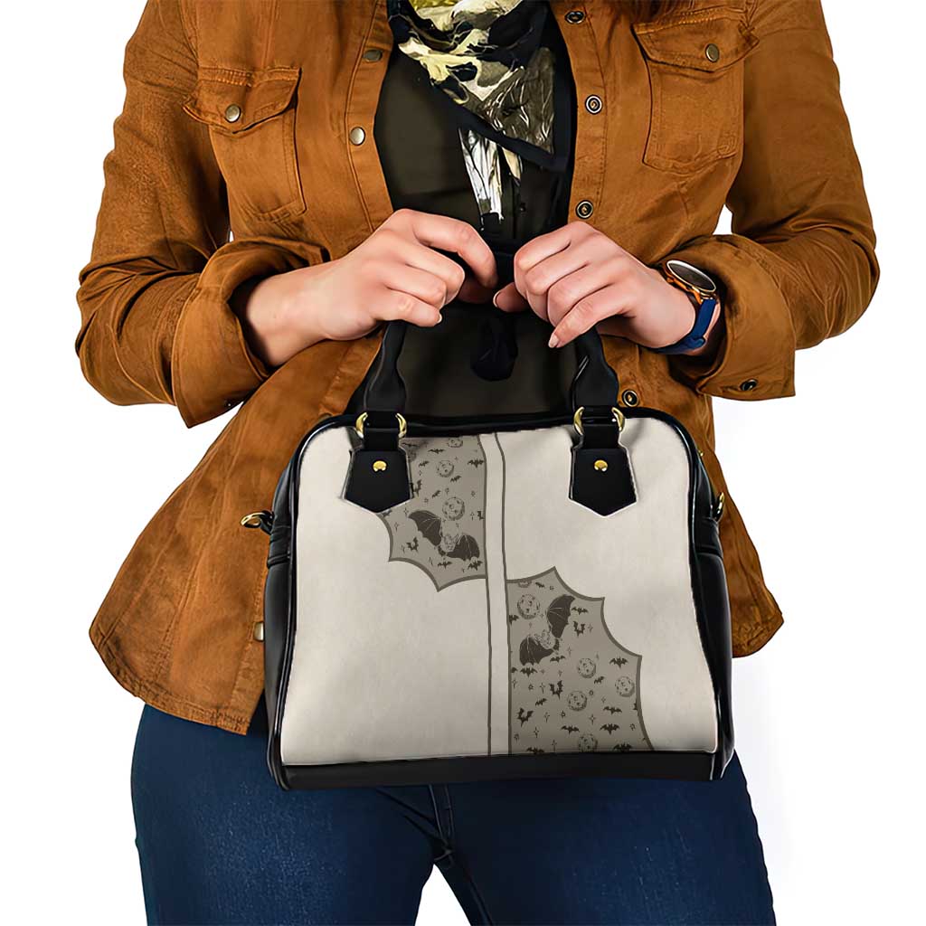 Western Gothic Yoke Shoulder Handbag Bat And Stars - Wonder Print Shop