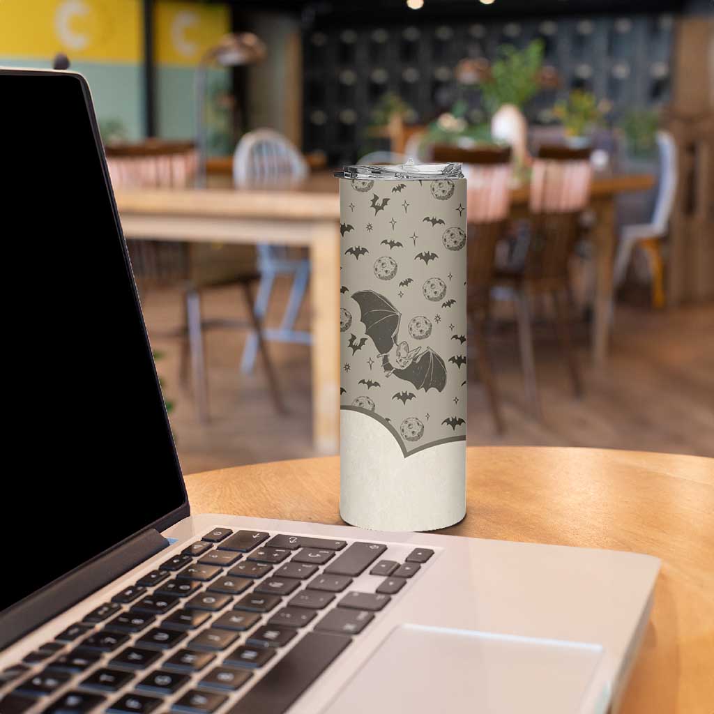 Western Gothic Yoke Skinny Tumbler Bat And Stars - Wonder Print Shop