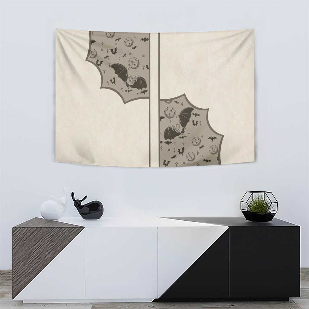 Western Gothic Yoke Tapestry Bat And Stars - Wonder Print Shop