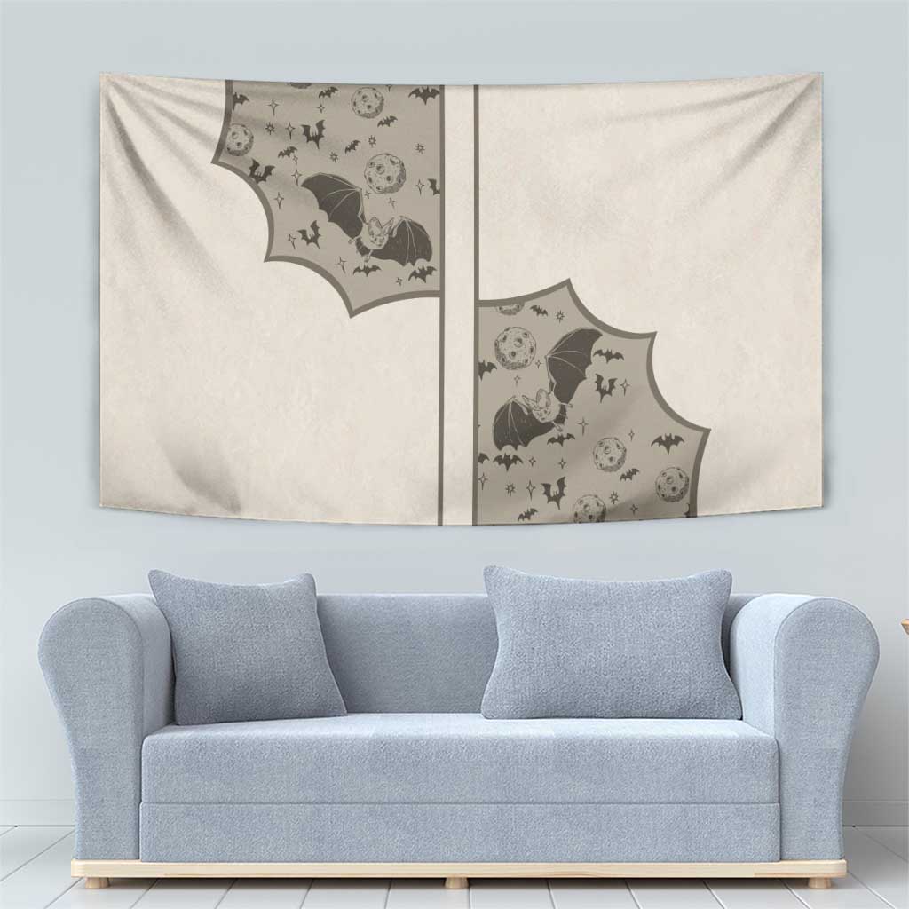 Western Gothic Yoke Tapestry Bat And Stars - Wonder Print Shop