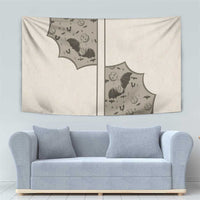 Western Gothic Yoke Tapestry Bat And Stars - Wonder Print Shop