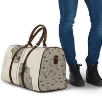 Western Gothic Yoke Travel Bag Bat And Stars - Wonder Print Shop