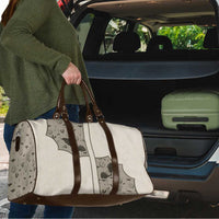 Western Gothic Yoke Travel Bag Bat And Stars - Wonder Print Shop