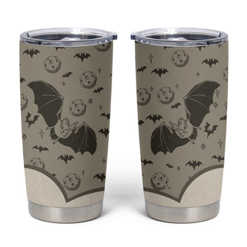 Western Gothic Yoke Tumbler Cup Bat And Stars - Wonder Print Shop