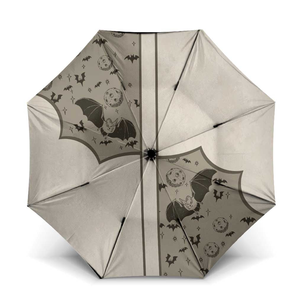 Western Gothic Yoke Umbrella Bat And Stars - Wonder Print Shop