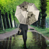 Western Gothic Yoke Umbrella Bat And Stars - Wonder Print Shop