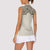 Western Gothic Yoke Women Sleeveless Polo Shirt Bat And Stars - Wonder Print Shop