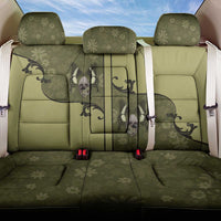 Western Gothic Yoke Back Car Seat Cover Retro Butterfly With Daisy Garden - Wonder Print Shop