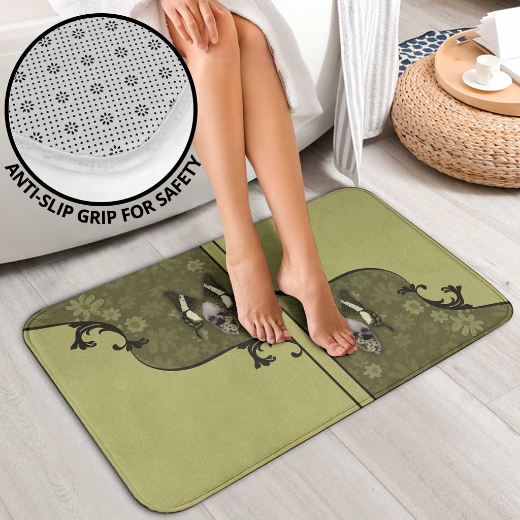 Western Gothic Yoke Bathroom Set Retro Butterfly With Daisy Garden - Wonder Print Shop