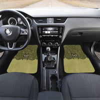 Western Gothic Yoke Car Mats Retro Butterfly With Daisy Garden - Wonder Print Shop