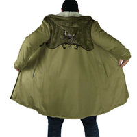 Western Gothic Yoke Cloak Retro Butterfly With Daisy Garden - Wonder Print Shop