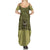 Western Gothic Yoke Family Matching Summer Maxi Dress and Hawaiian Shirt Retro Butterfly With Daisy Garden - Wonder Print Shop