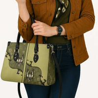 Western Gothic Yoke Leather Bag Retro Butterfly With Daisy Garden - Wonder Print Shop