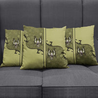 Western Gothic Yoke Pillow Cover Retro Butterfly With Daisy Garden - Wonder Print Shop
