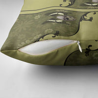 Western Gothic Yoke Pillow Cover Retro Butterfly With Daisy Garden - Wonder Print Shop