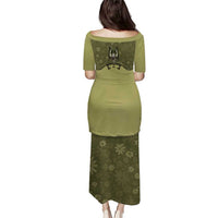 Western Gothic Yoke Puletasi Retro Butterfly With Daisy Garden - Wonder Print Shop