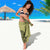 Western Gothic Yoke Sarong Retro Butterfly With Daisy Garden - Wonder Print Shop