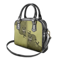 Western Gothic Yoke Shoulder Handbag Retro Butterfly With Daisy Garden - Wonder Print Shop