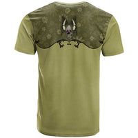 Western Gothic Yoke T Shirt Retro Butterfly With Daisy Garden - Wonder Print Shop