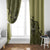 Western Gothic Yoke Window Curtain Retro Butterfly With Daisy Garden - Wonder Print Shop