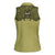 Western Gothic Yoke Women Sleeveless Polo Shirt Retro Butterfly With Daisy Garden - Wonder Print Shop