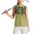 Western Gothic Yoke Women Sleeveless Polo Shirt Retro Butterfly With Daisy Garden - Wonder Print Shop