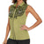 Western Gothic Yoke Women Sleeveless Polo Shirt Retro Butterfly With Daisy Garden - Wonder Print Shop