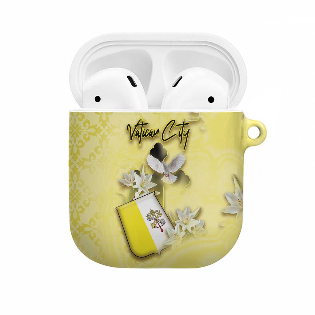 Vatican City AirPods Case Coat Of Arms With Dove Bird - Wonder Print Shop