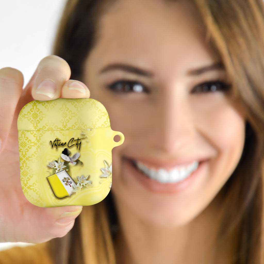 Vatican City AirPods Case Coat Of Arms With Dove Bird - Wonder Print Shop