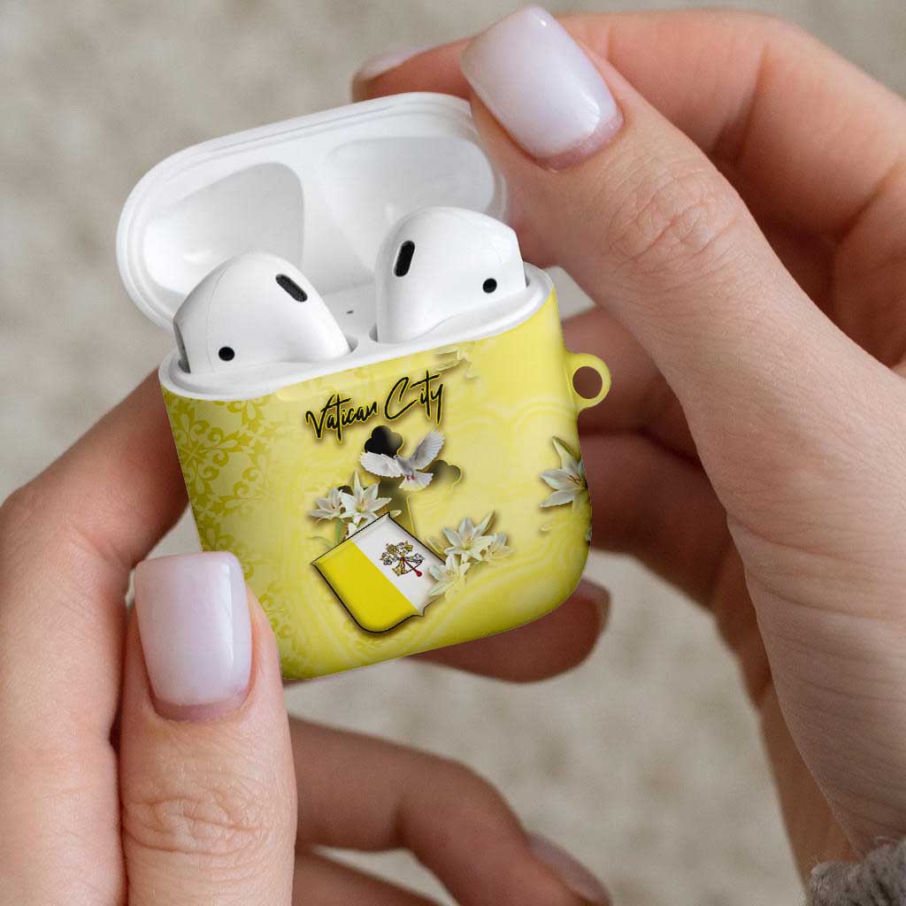 Vatican City AirPods Case Coat Of Arms With Dove Bird - Wonder Print Shop