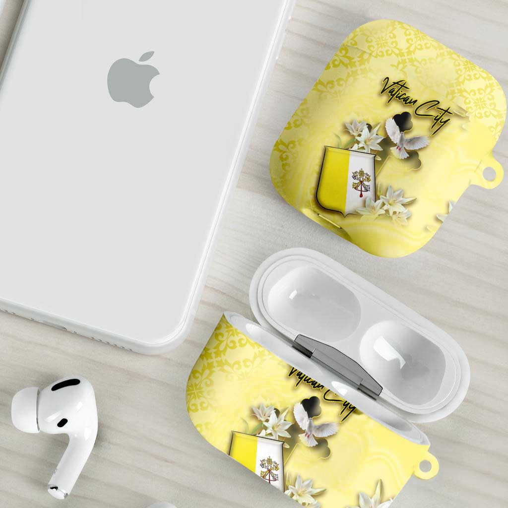 Vatican City AirPods Case Coat Of Arms With Dove Bird - Wonder Print Shop