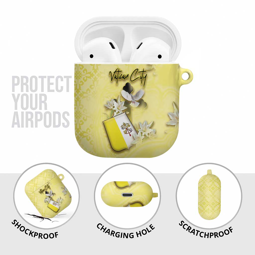 Vatican City AirPods Case Coat Of Arms With Dove Bird - Wonder Print Shop