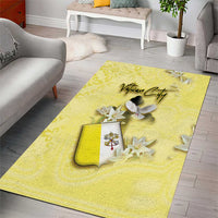 Vatican City Area Rug Coat Of Arms With Dove Bird - Wonder Print Shop