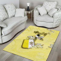 Vatican City Area Rug Coat Of Arms With Dove Bird - Wonder Print Shop