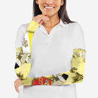 Personalized Vatican City Arm Sleeves Coat Of Arms With Dove Bird - Wonder Print Shop