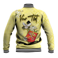 Personalized Vatican City Baseball Jacket Coat Of Arms With Dove Bird - Wonder Print Shop