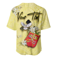 Personalized Vatican City Baseball Jersey Coat Of Arms With Dove Bird - Wonder Print Shop