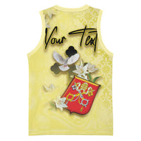 Personalized Vatican City Basketball Jersey Coat Of Arms With Dove Bird - Wonder Print Shop