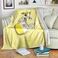 Vatican City Blanket Coat Of Arms With Dove Bird - Wonder Print Shop