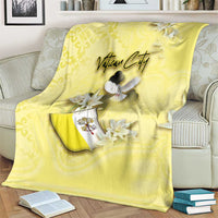 Vatican City Blanket Coat Of Arms With Dove Bird - Wonder Print Shop