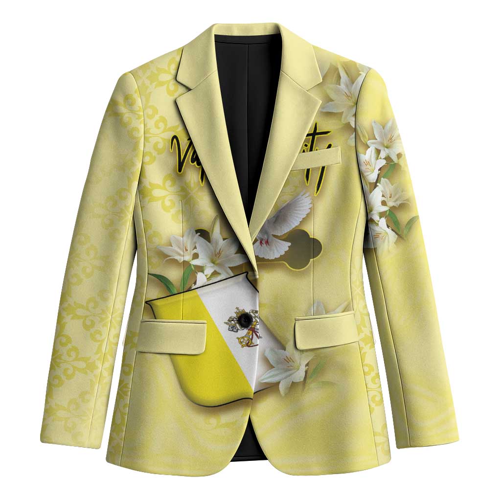 Personalized Vatican City Blazer Coat Of Arms With Dove Bird - Wonder Print Shop